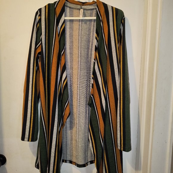 Gilli Striped open Cardigan - Picture 1 of 5